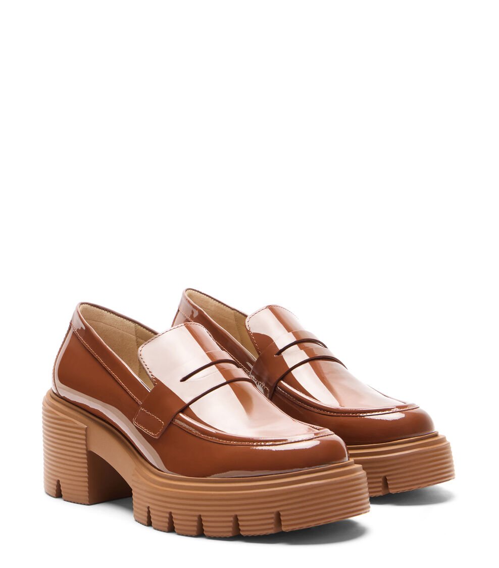 Stuart Weitzman SOHO LOAFER en MARRÓN BRIDA TONAL de Mujer | Stuart Weitzman® En oferta
