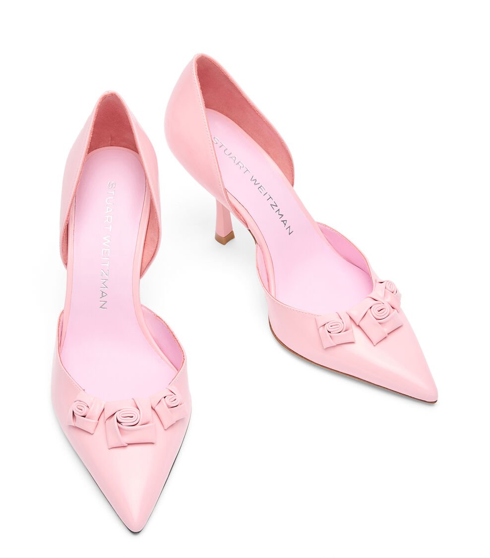 Stuart Weitzman ROSIE 85 DORSAY PUMP en ROSA MARSHMELLOW de Mujer | Stuart Weitzman® Rebajas de fábrica