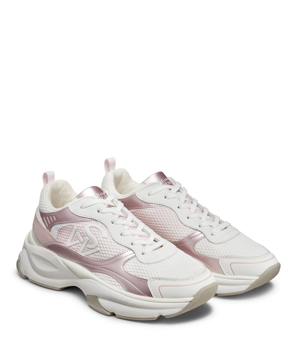 Stuart Weitzman SW TRAINER en BLANCO/ROSA MULTI/ROSA de Mujer | Stuart Weitzman® Los más vendidos