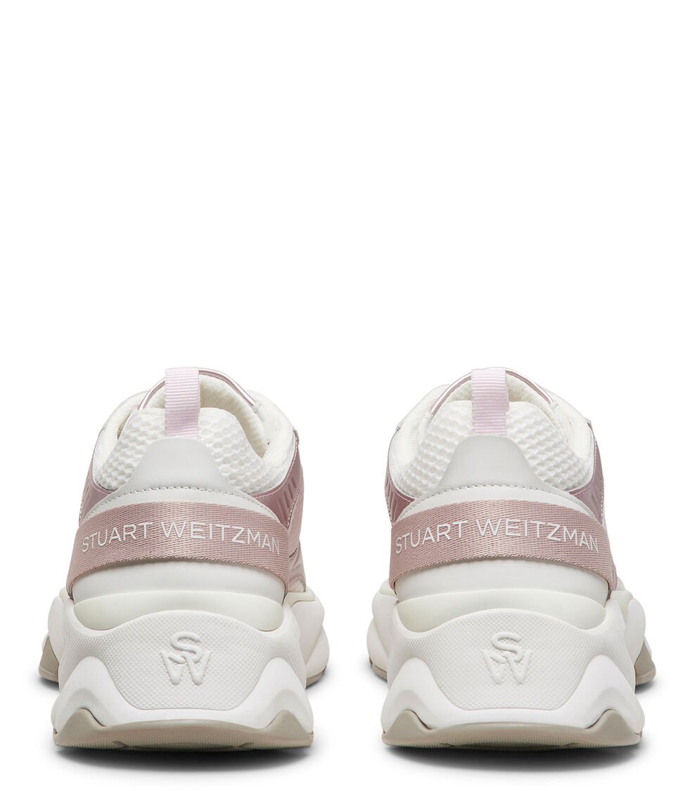 Stuart Weitzman SW TRAINER en BLANCO/ROSA MULTI/ROSA de Mujer | Stuart Weitzman® Los más vendidos