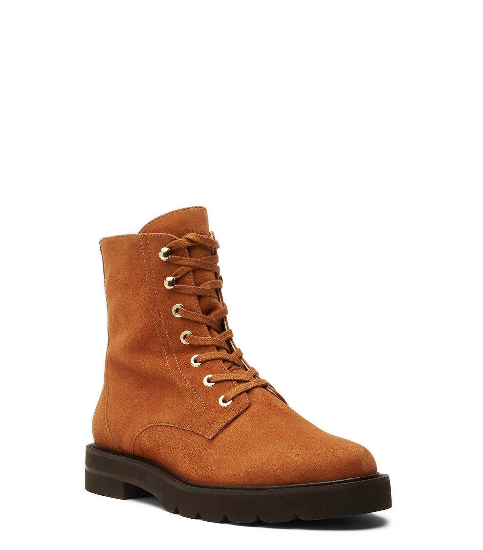 Stuart Weitzman MILA LIFT BOOTIE en NOUGAT de Mujer | Stuart Weitzman® Rebajas top