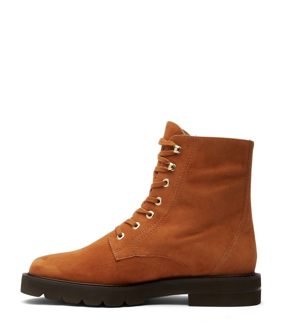 Stuart Weitzman MILA LIFT BOOTIE en NOUGAT de Mujer | Stuart Weitzman® Rebajas top