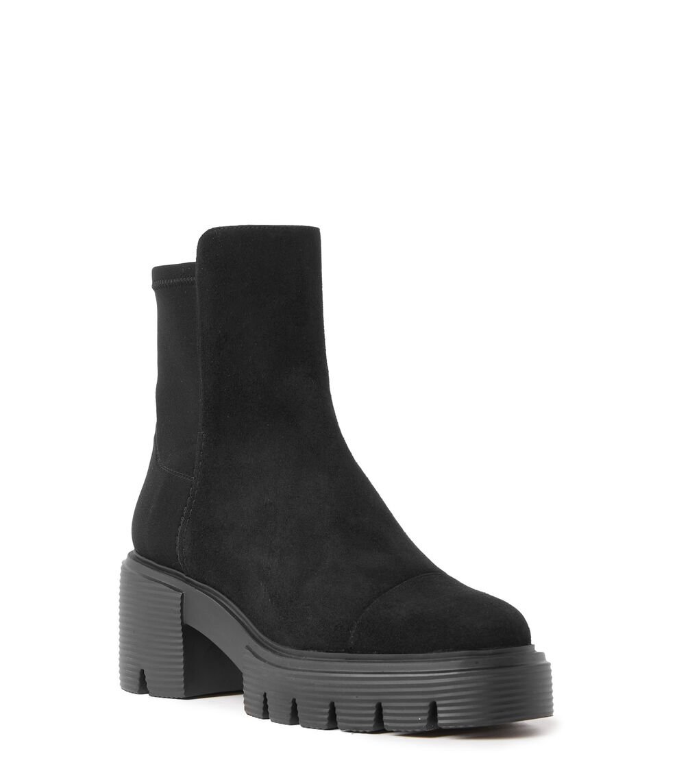 Stuart Weitzman 5050 SOHO BOOTIE en NEGRO de Mujer | Stuart Weitzman® Envío gratis