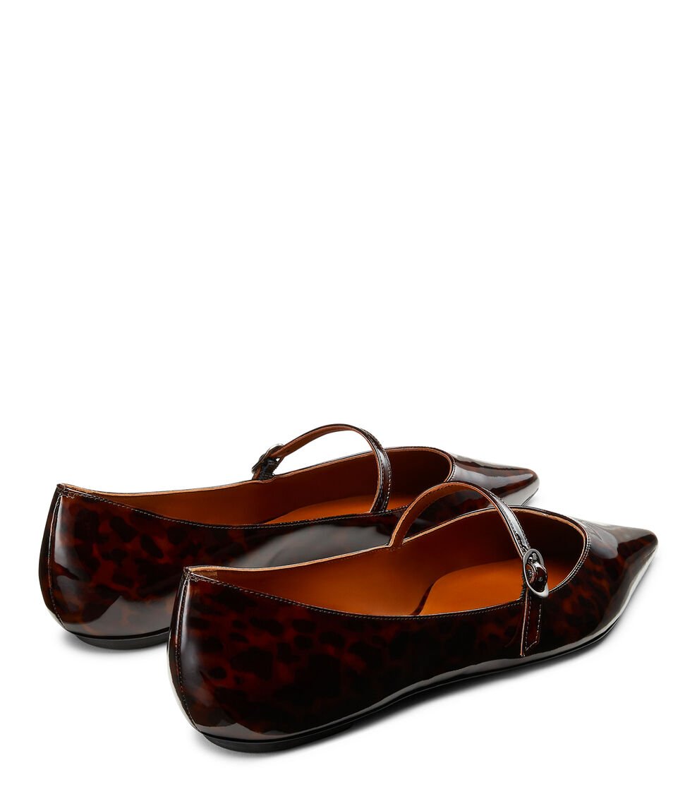 Stuart Weitzman EMILIA MARY JANE FLAT en MARRÓN OSCURO de Mujer | Stuart Weitzman® Últimos 2 días