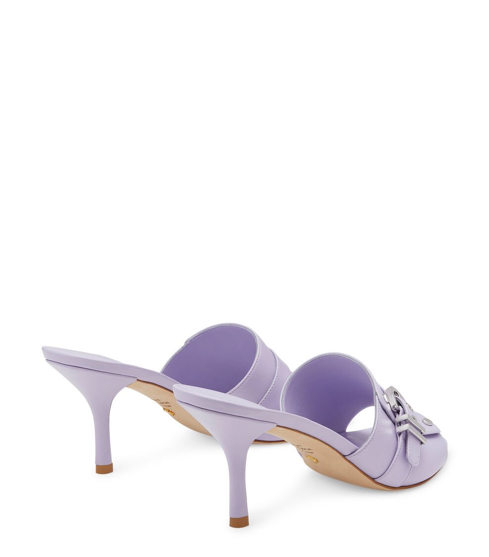 Stuart Weitzman MAVERICK 75 SLIDE en ÁSTER de Mujer | Stuart Weitzman® Envío internacional gratuito