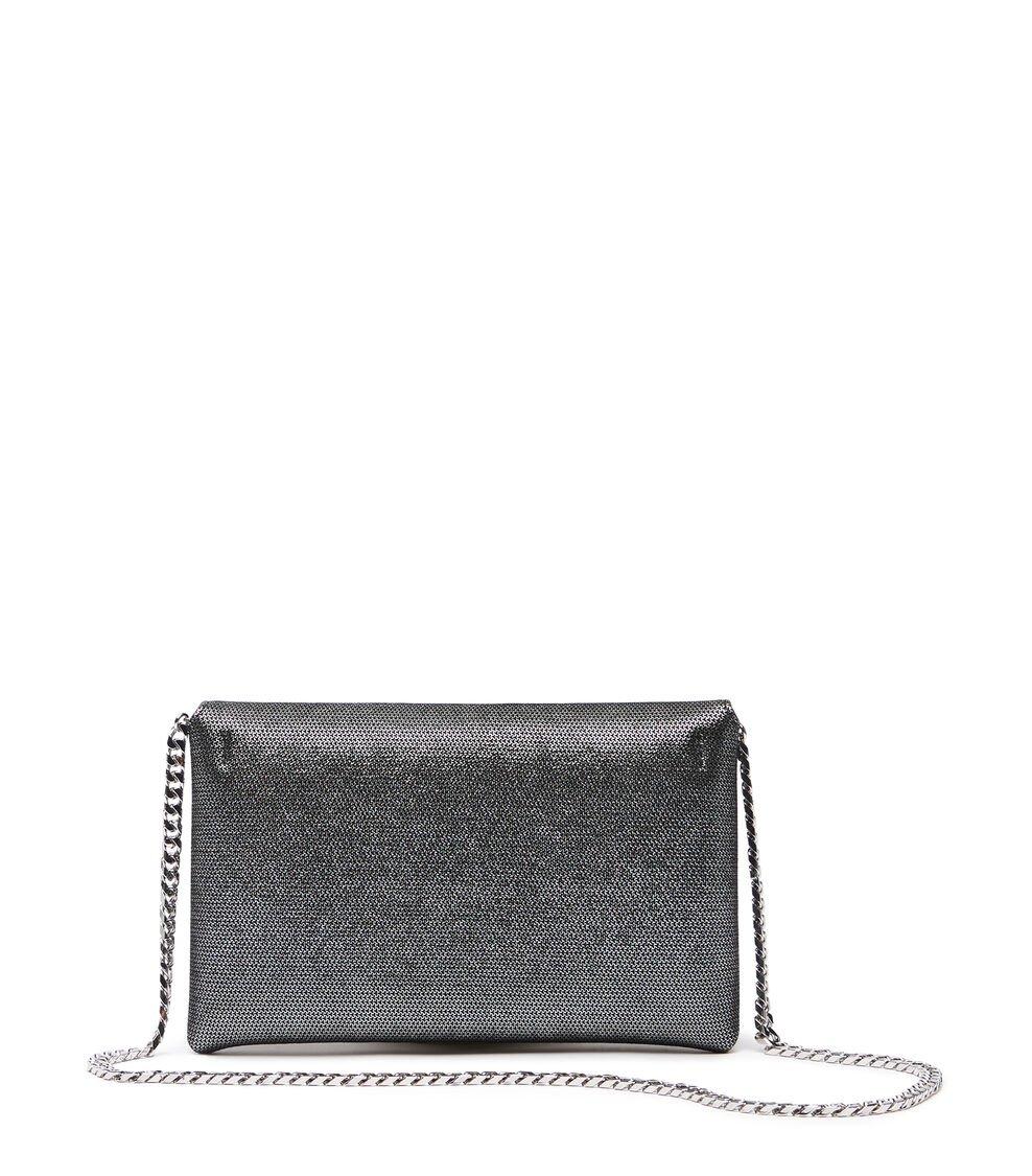 Stuart Weitzman THE LOVELETTER MINI CLUTCH en STEEL de Mujer | Stuart Weitzman® Ahorra y exporta