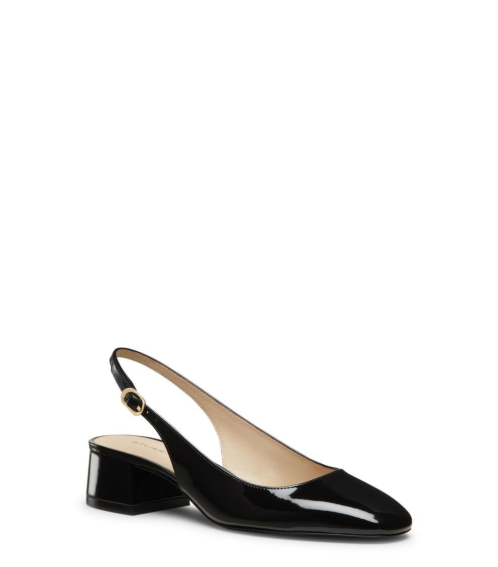 Stuart Weitzman MAEVE SLINGBACK 35 en BLACK de Mujer | Stuart Weitzman® Precios de Black Friday