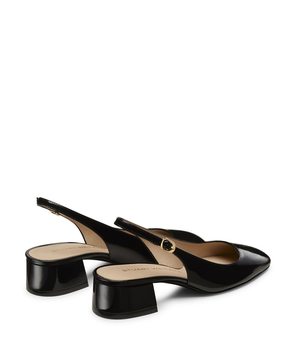 Stuart Weitzman MAEVE SLINGBACK 35 en BLACK de Mujer | Stuart Weitzman® Precios de Black Friday