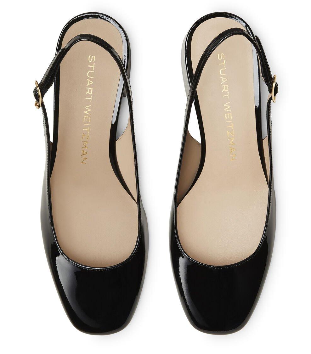 Stuart Weitzman MAEVE SLINGBACK 35 en BLACK de Mujer | Stuart Weitzman® Precios de Black Friday