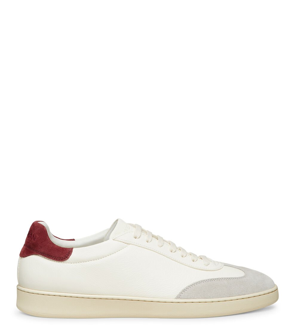 Stuart Weitzman BANNER en WHITE BIANCO/OATMEAL/MAROON de Mujer | Stuart Weitzman® Libre de impuestos