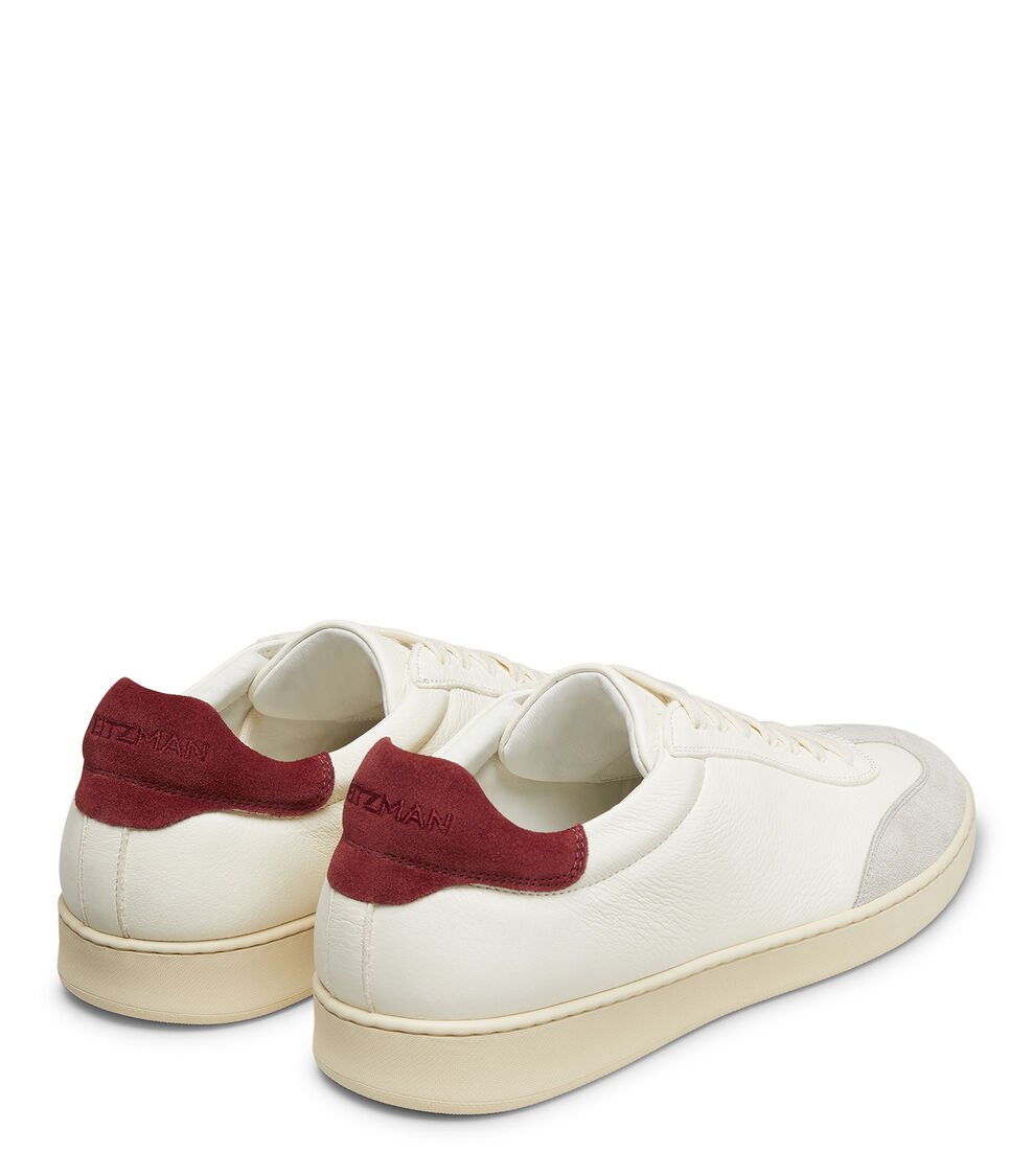Stuart Weitzman BANNER en WHITE BIANCO/OATMEAL/MAROON de Mujer | Stuart Weitzman® Libre de impuestos