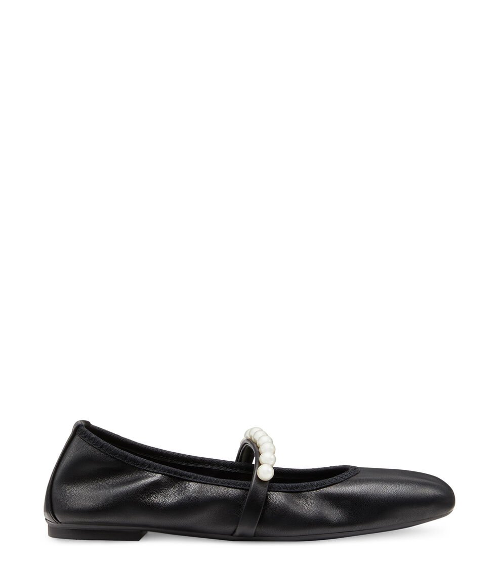 Stuart Weitzman GOLDIE BALLET FLAT en NEGRO de Mujer | Stuart Weitzman® Ofertas