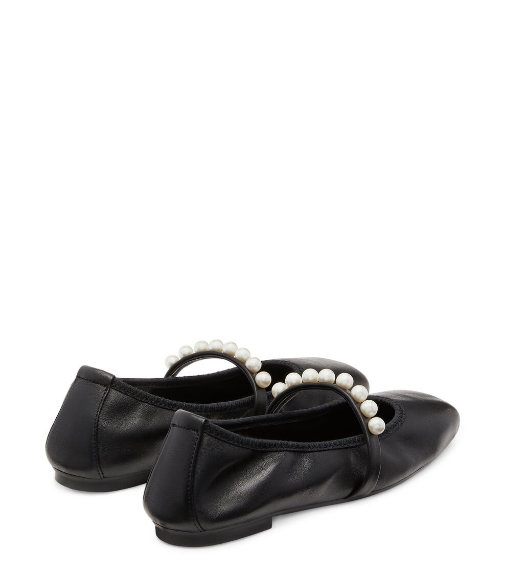 Stuart Weitzman GOLDIE BALLET FLAT en NEGRO de Mujer | Stuart Weitzman® Ofertas