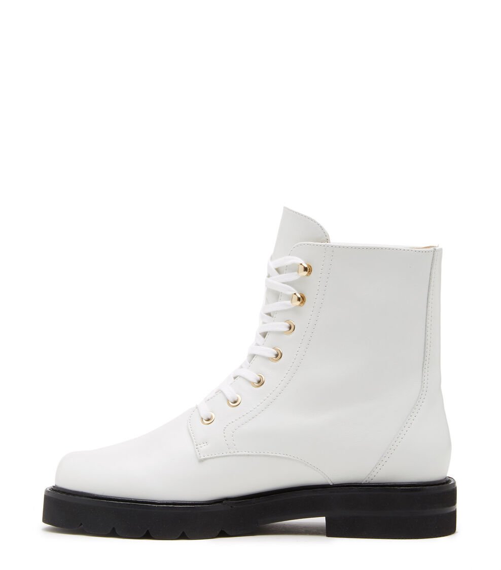Stuart Weitzman MILA LIFT BOOTIE en BLANCO de Mujer | Stuart Weitzman® Descuento