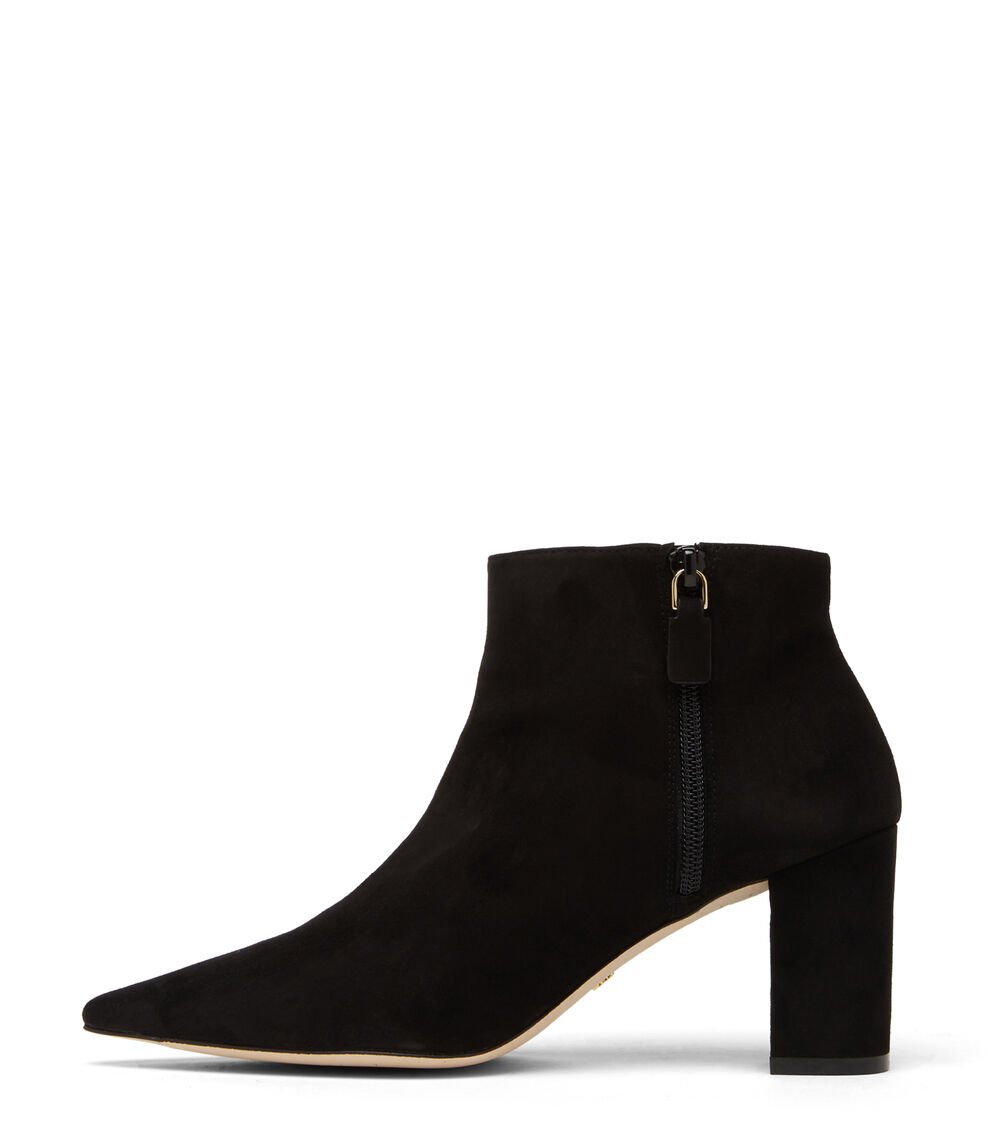 Stuart Weitzman STUART 75 ZIP BOOTIE en NEGRO de Mujer | Stuart Weitzman® Tienda
