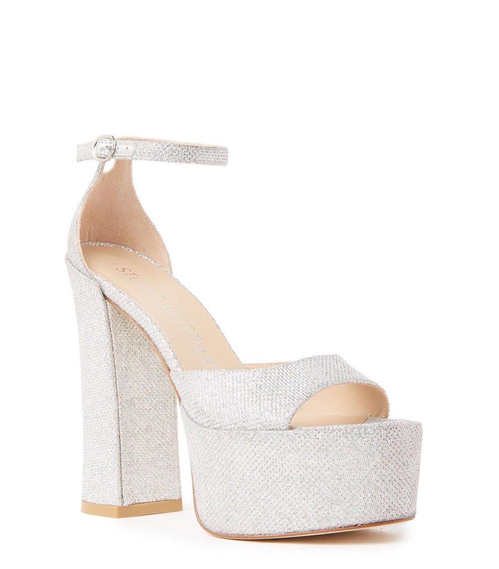 Stuart Weitzman SKYHIGH 145 PLATFORM SANDAL en Crystal de Mujer | Stuart Weitzman® Envío gratis
