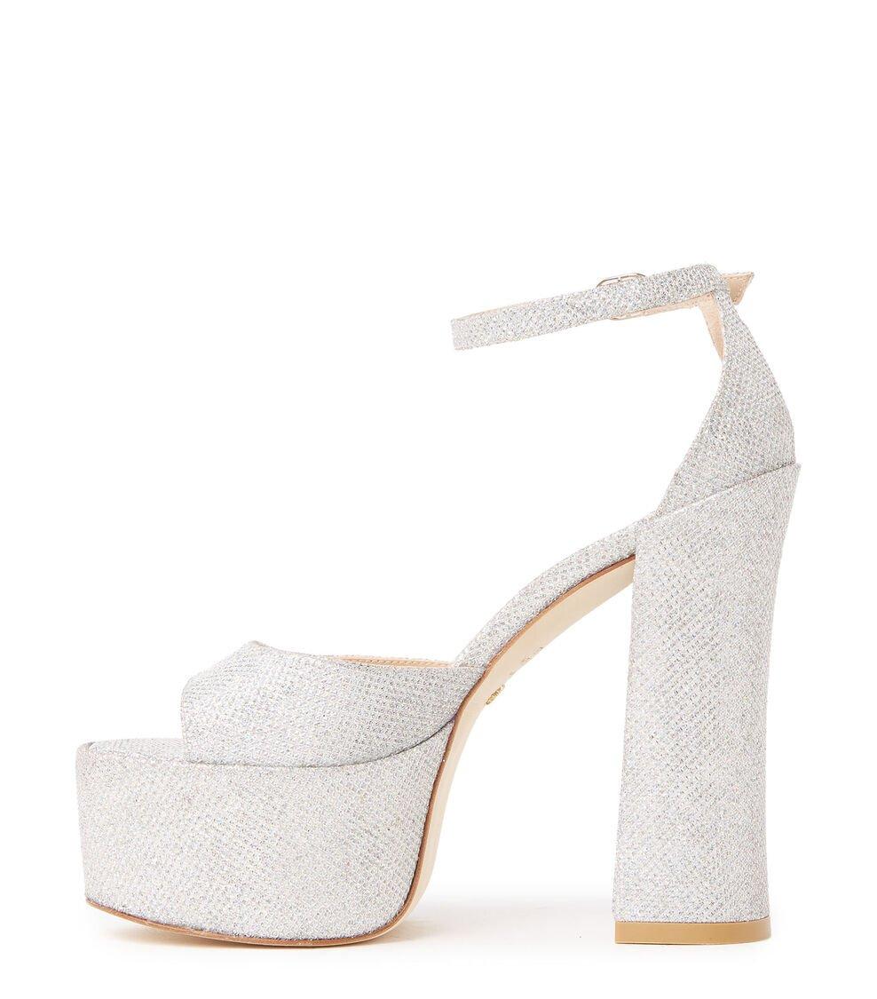 Stuart Weitzman SKYHIGH 145 PLATFORM SANDAL en Crystal de Mujer | Stuart Weitzman® Envío gratis