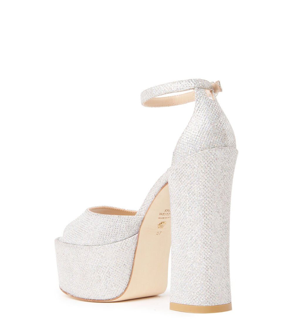 Stuart Weitzman SKYHIGH 145 PLATFORM SANDAL en Crystal de Mujer | Stuart Weitzman® Envío gratis