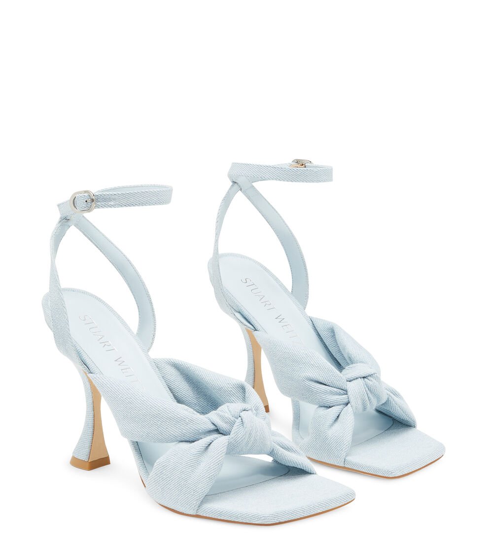 Stuart Weitzman PLAYA ANKLE STRAP 100 SANDAL en LIGHT de Mujer | Stuart Weitzman® Oferta especial