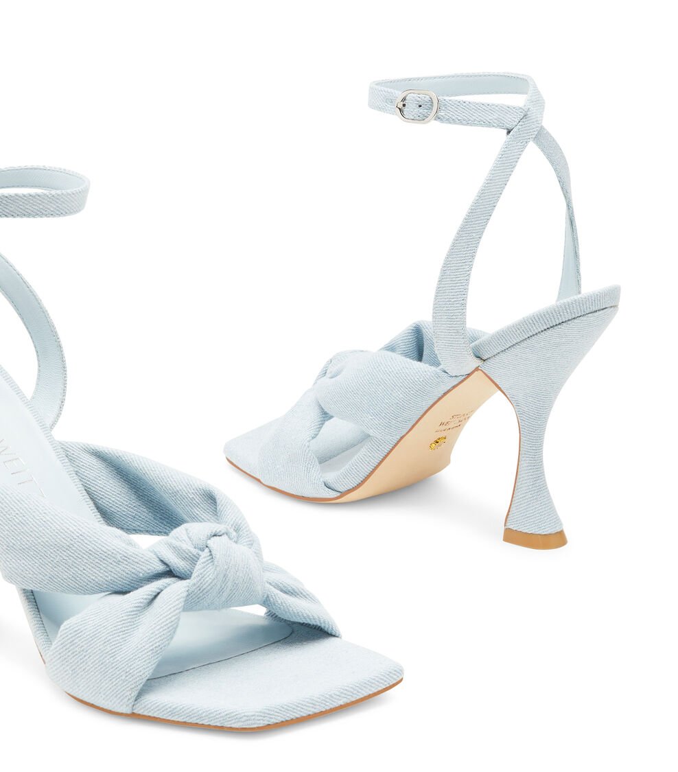 Stuart Weitzman PLAYA ANKLE STRAP 100 SANDAL en LIGHT de Mujer | Stuart Weitzman® Oferta especial