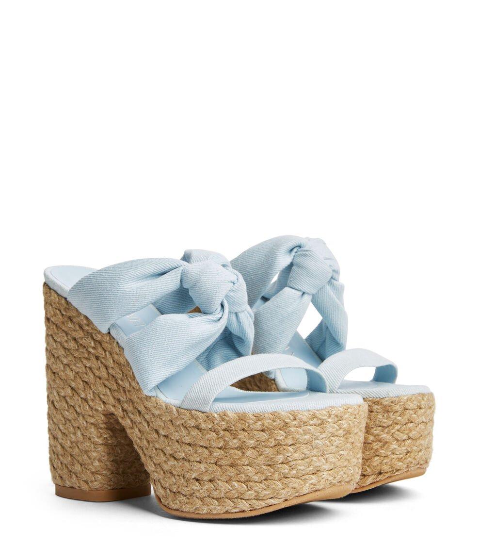 Stuart Weitzman PLAYA SOHIGH 145 KNOT PLATFORM SLIDE en LIGHT de Mujer | Stuart Weitzman® COMPRAR AHORA