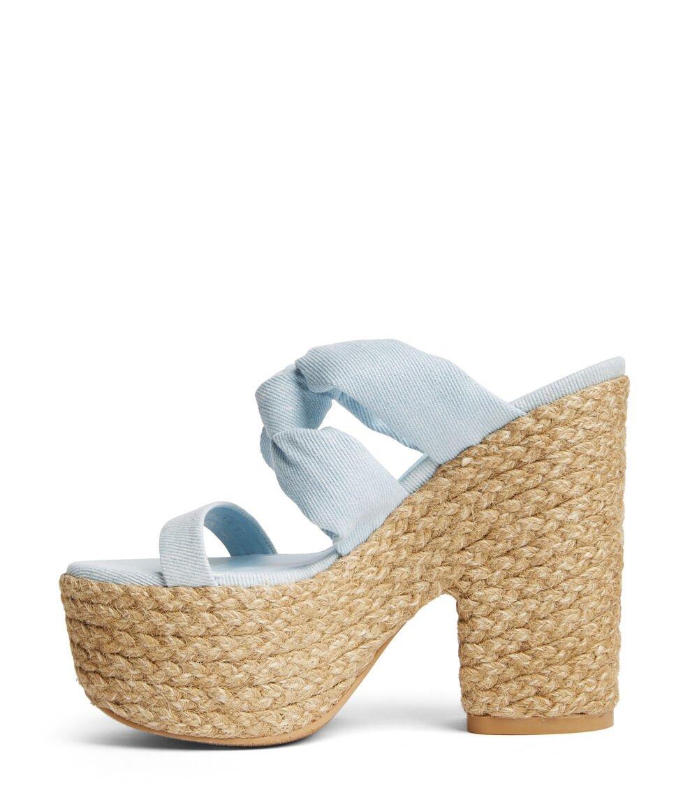 Stuart Weitzman PLAYA SOHIGH 145 KNOT PLATFORM SLIDE en LIGHT de Mujer | Stuart Weitzman® COMPRAR AHORA
