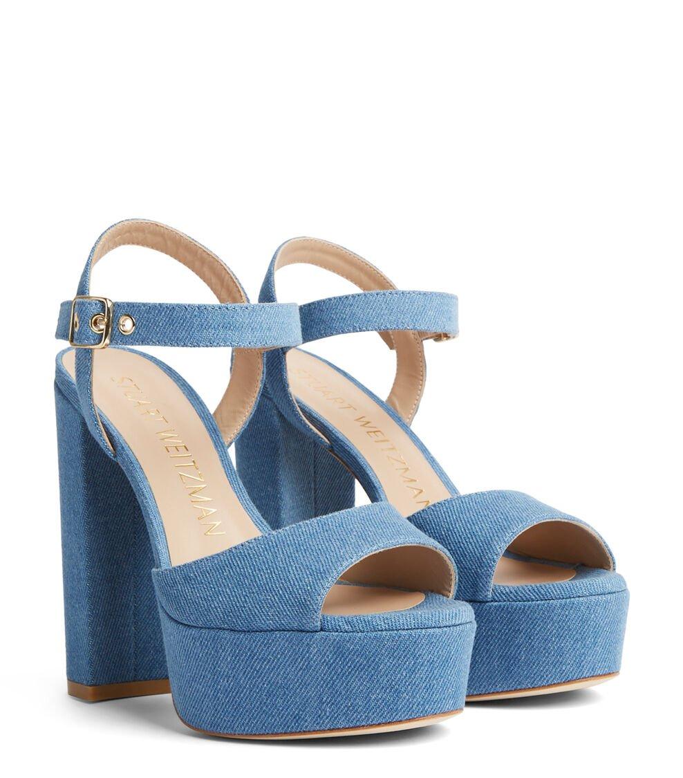 Stuart Weitzman RYDER 95 PLATFORM SANDAL en LAVADO de Mujer | Stuart Weitzman® Último día