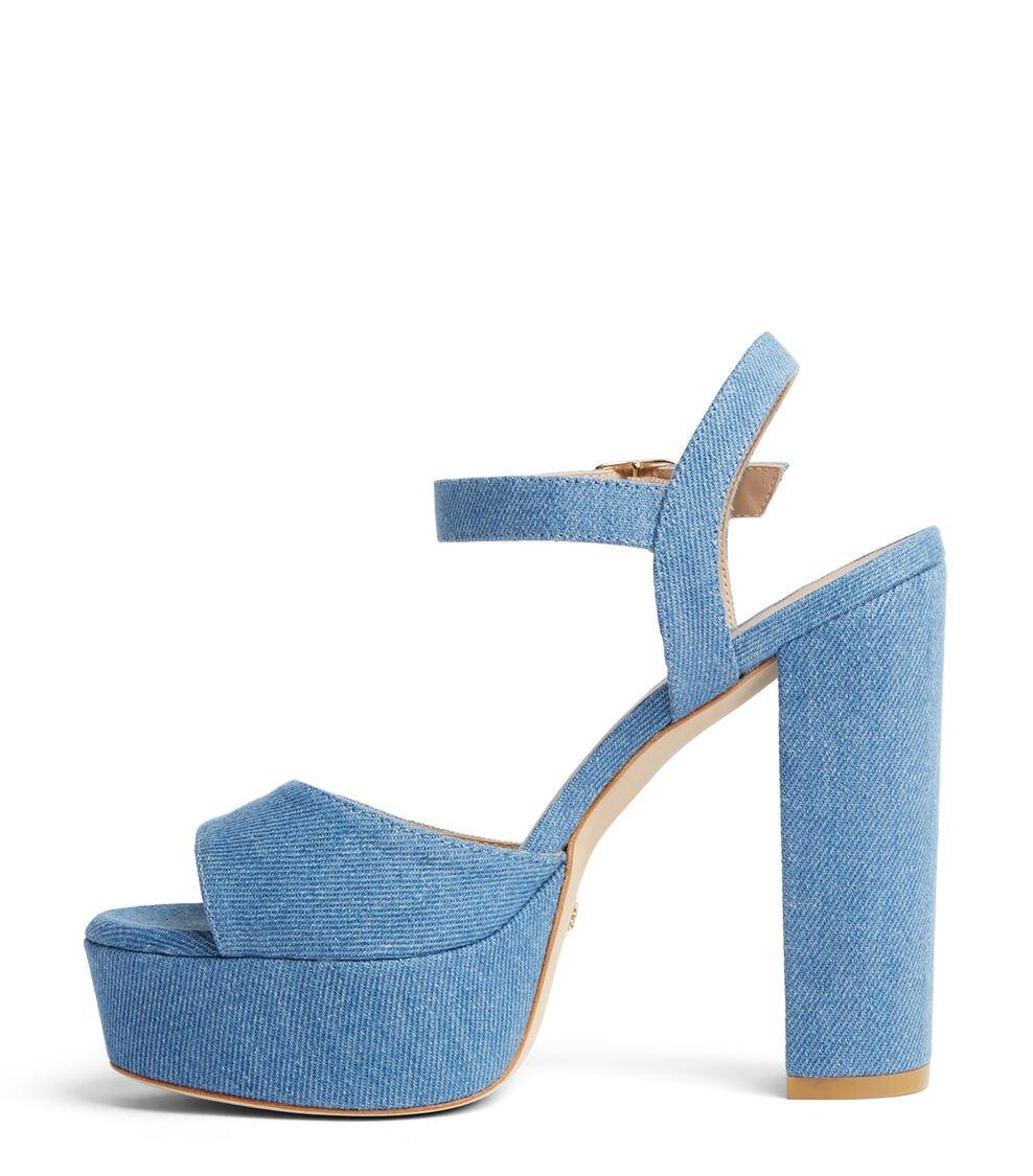 Stuart Weitzman RYDER 95 PLATFORM SANDAL en LAVADO de Mujer | Stuart Weitzman® Último día