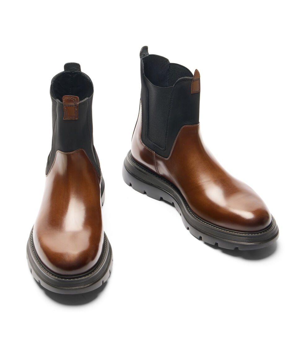 Stuart Weitzman ARDEN en TAN/BLACK de Mujer | Stuart Weitzman® Precio de fábrica
