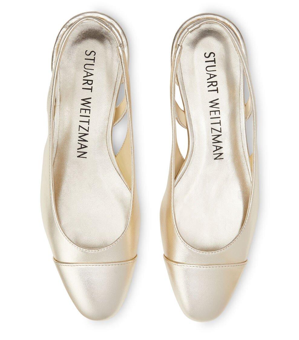 Stuart Weitzman CRYSTAL SLINGBACK en OROCLARO de Mujer | Stuart Weitzman® Solo queda un día
