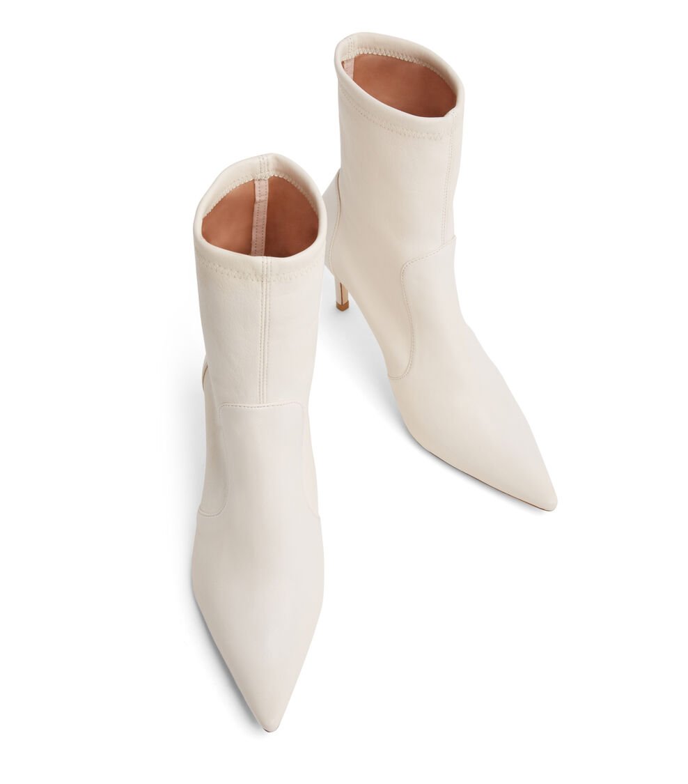 Stuart Weitzman STUART 85 STRETCH BOOTIE en CONCHA MARINA de Mujer | Stuart Weitzman® Ahorra y exporta