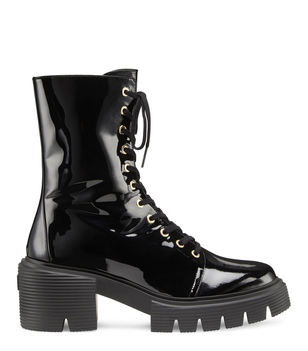 Stuart Weitzman SOHO BOOTIE en NEGRO de Mujer | Stuart Weitzman® Descuentos del mes