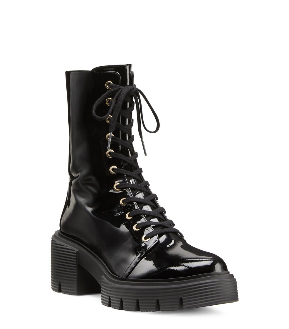 Stuart Weitzman SOHO BOOTIE en NEGRO de Mujer | Stuart Weitzman® Descuentos del mes