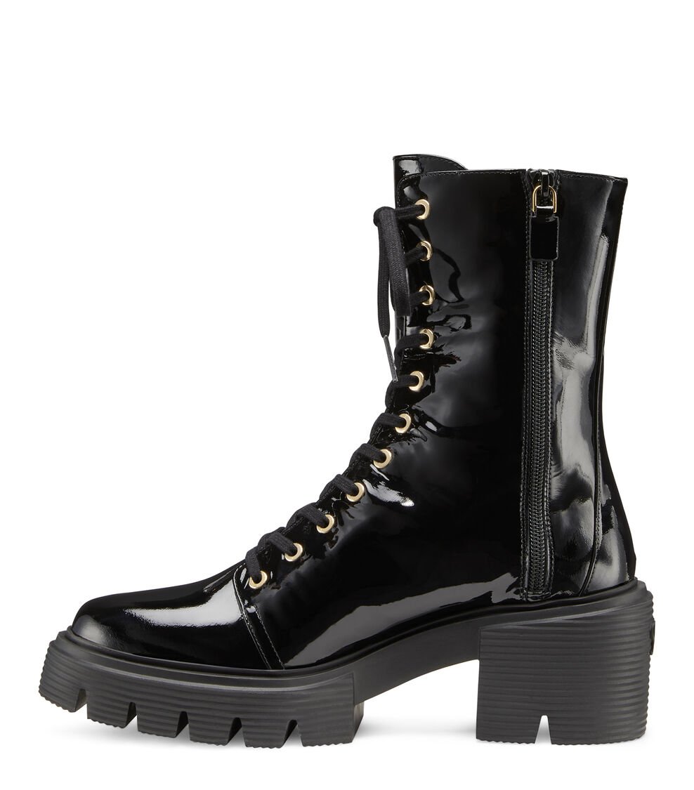 Stuart Weitzman SOHO BOOTIE en NEGRO de Mujer | Stuart Weitzman® Descuentos del mes
