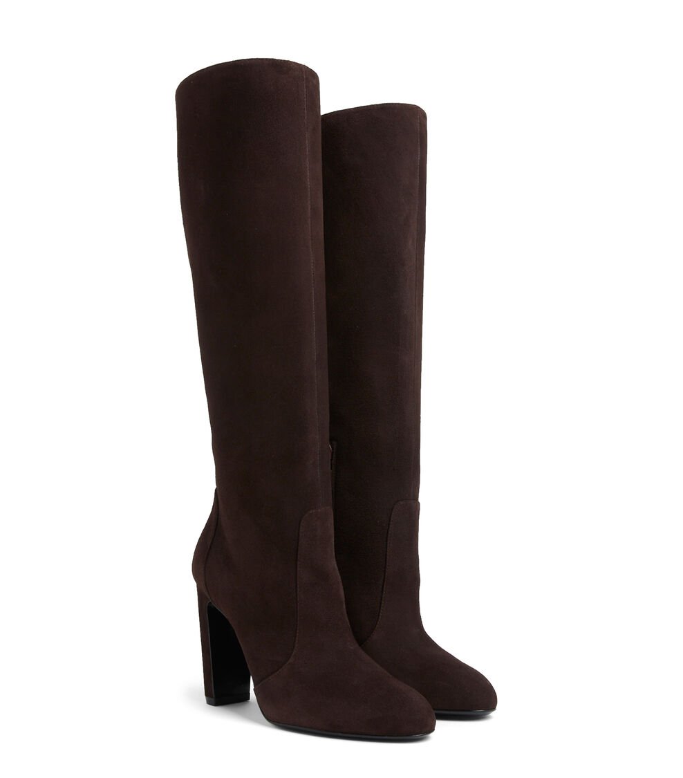 Stuart Weitzman VIDA 100 KNEE-HIGH BOOT en ÉBANO de Mujer | Stuart Weitzman® Ofertas de temporada