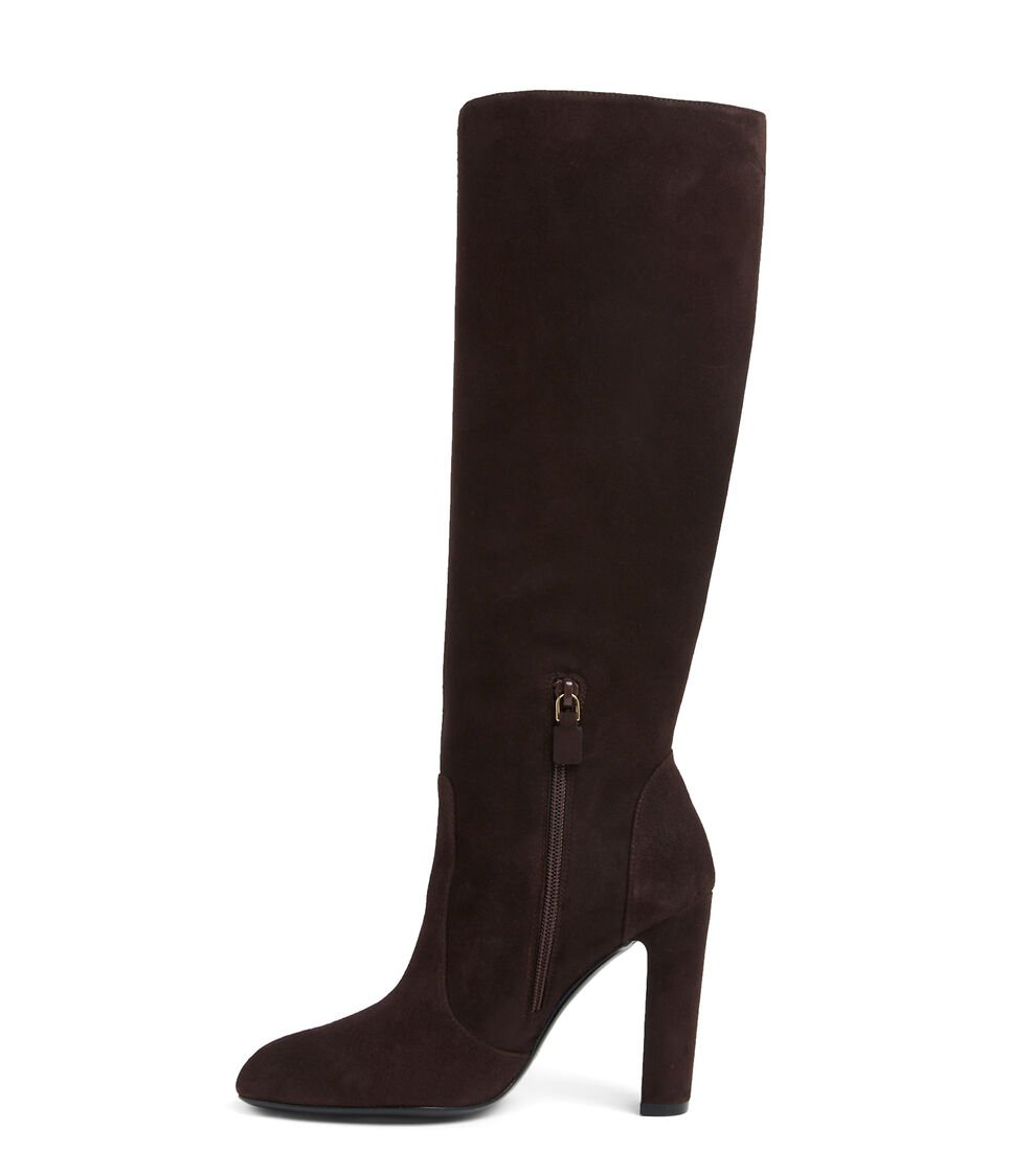 Stuart Weitzman VIDA 100 KNEE-HIGH BOOT en ÉBANO de Mujer | Stuart Weitzman® Ofertas de temporada