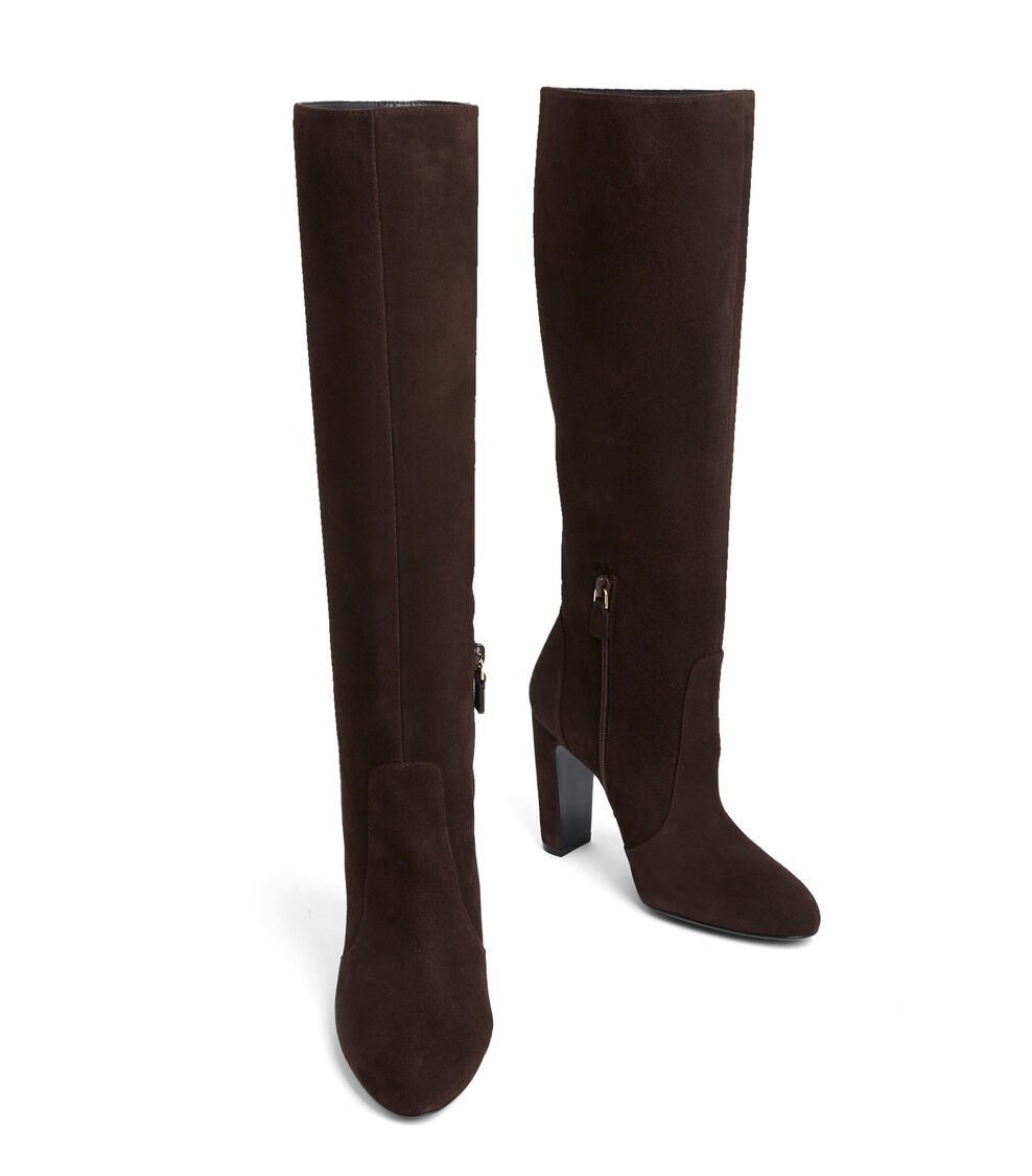 Stuart Weitzman VIDA 100 KNEE-HIGH BOOT en ÉBANO de Mujer | Stuart Weitzman® Ofertas de temporada