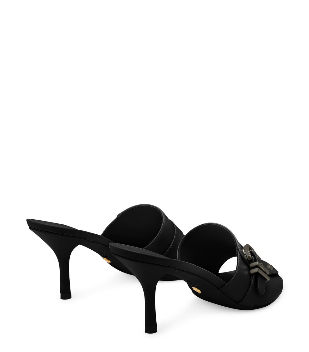 Stuart Weitzman MAVERICK 75 SLIDE en NEGRO de Mujer | Stuart Weitzman® Precio ultrabajo