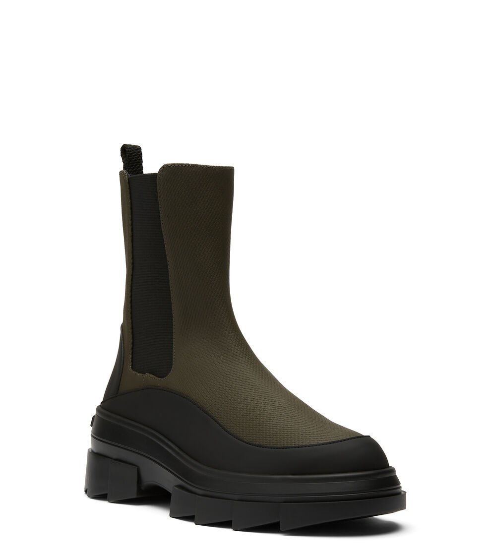 Stuart Weitzman NOHO CHELSEA BOOTIE en MILITAR de Mujer | Stuart Weitzman® Liquidación