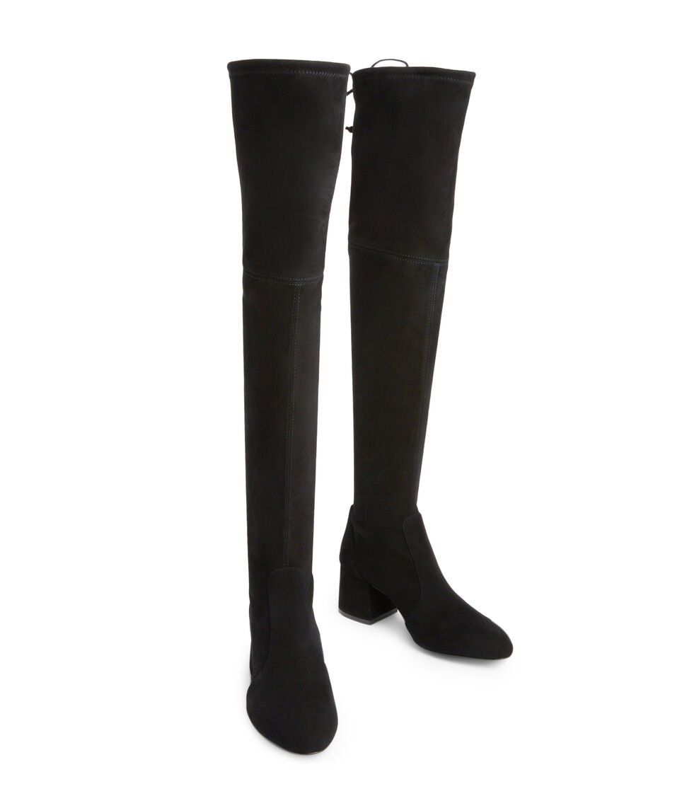 Stuart Weitzman FLARELAND BOOT en BLACK de Mujer | Stuart Weitzman® Mejor oferta