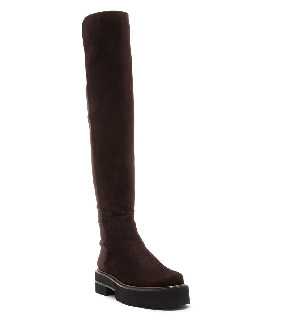Stuart Weitzman 5050 ULTRALIFT BOOT en ÉBANO de Mujer | Stuart Weitzman® Rebajas top