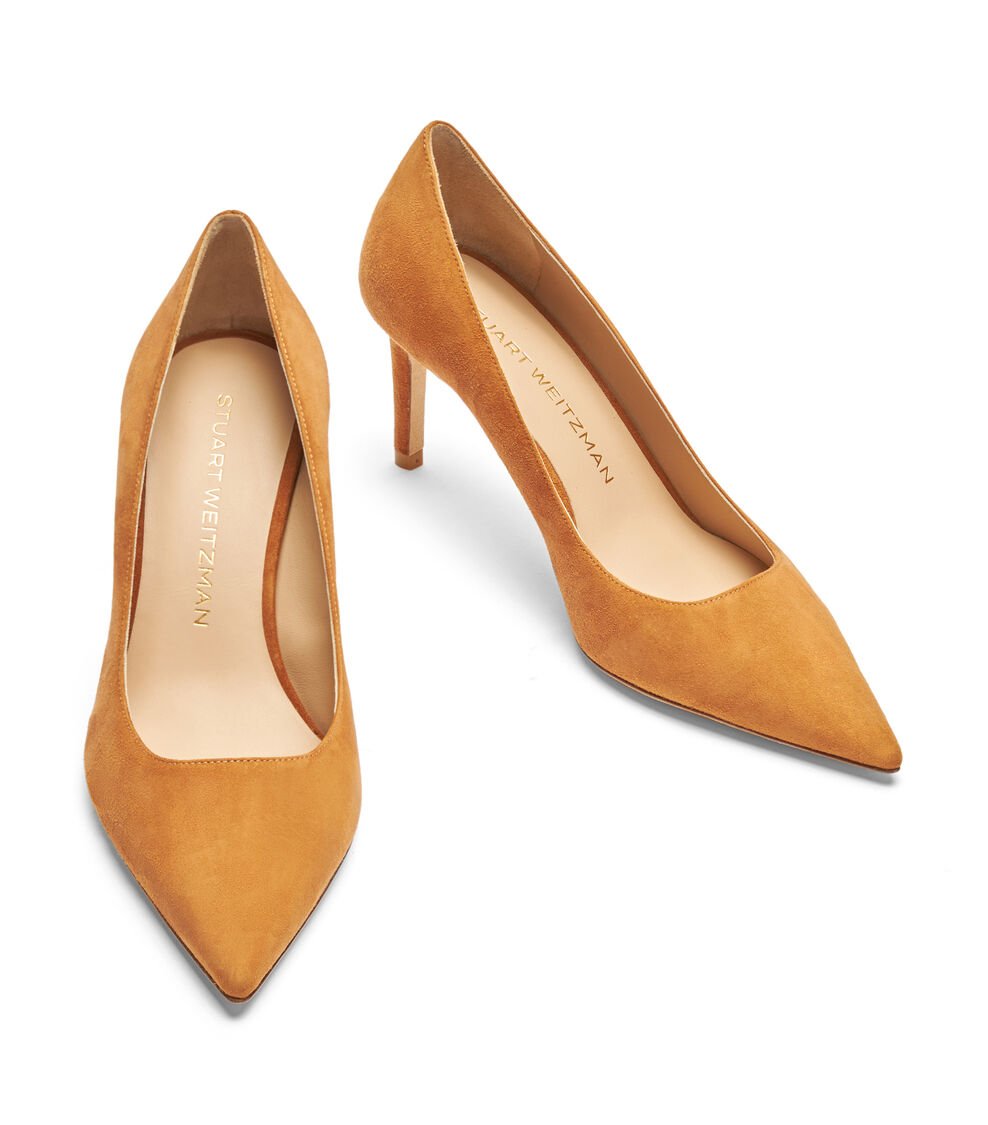 Stuart Weitzman STUART POWER 75 PUMP en AVELLANA de Mujer | Stuart Weitzman® Último día