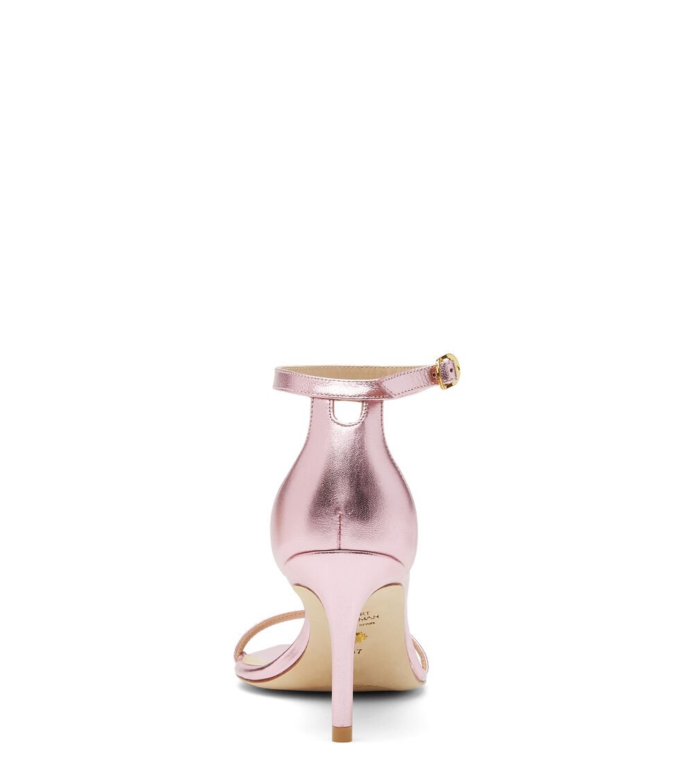 Stuart Weitzman NUDISTCURVE 75 SANDAL en ALGODÓN DE AZÚCAR de Mujer | Stuart Weitzman® Oferta especial de fábrica