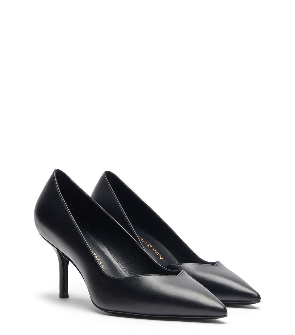 Stuart Weitzman EVA 75 PUMP en NEGRO de Mujer | Stuart Weitzman® Descuento por venta flash
