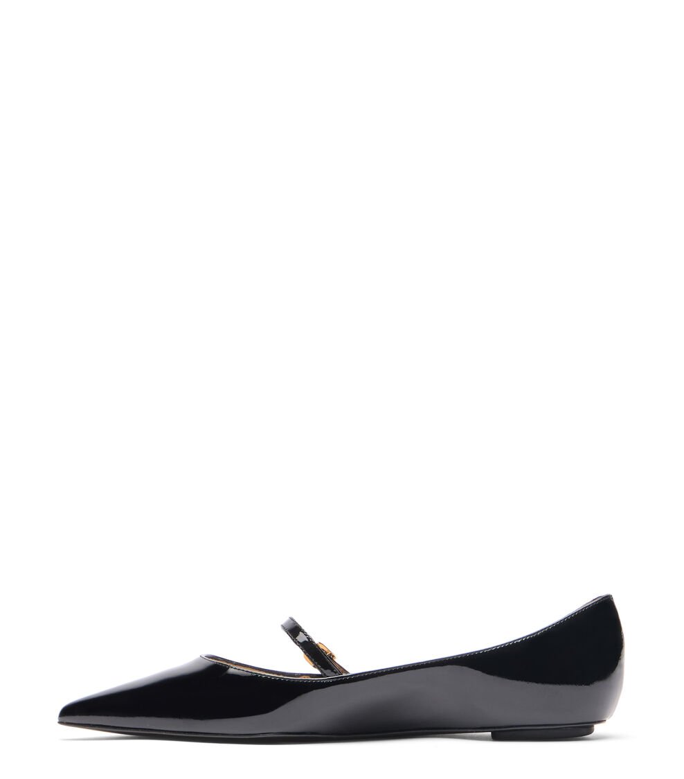 Stuart Weitzman EMILIA MARY JANE FLAT en NEGRO de Mujer | Stuart Weitzman® Rebajas de fin de temporada