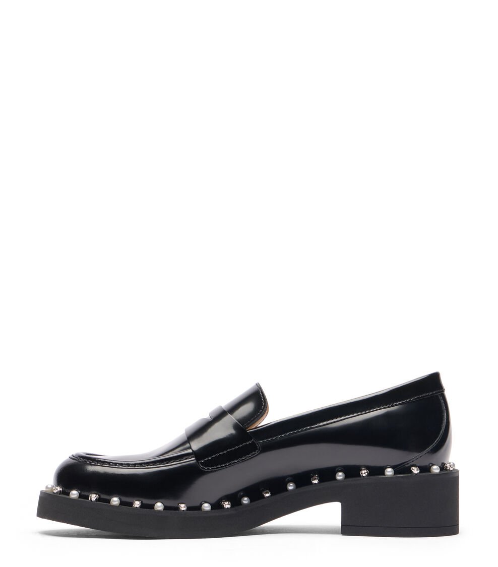 Stuart Weitzman REVERIE LOAFER en NEGRO de Mujer | Stuart Weitzman® Ofertas