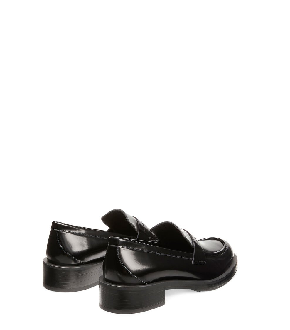Stuart Weitzman PALMER BOLD LOAFER en NEGRO de Mujer | Stuart Weitzman® Venta caliente