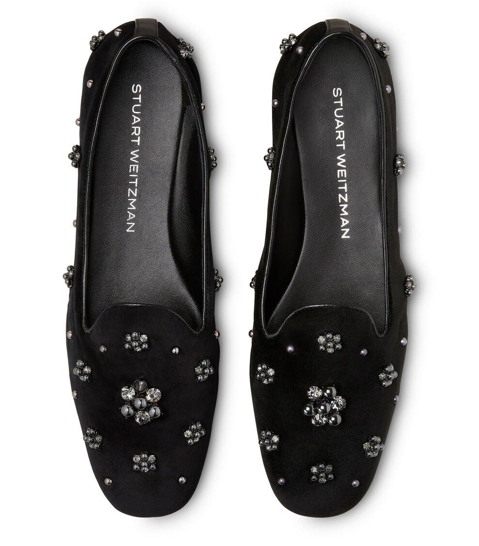 Stuart Weitzman POPPY LOAFER en NEGRO/GRAFITO/NEGRO de Mujer | Stuart Weitzman® Gran oferta