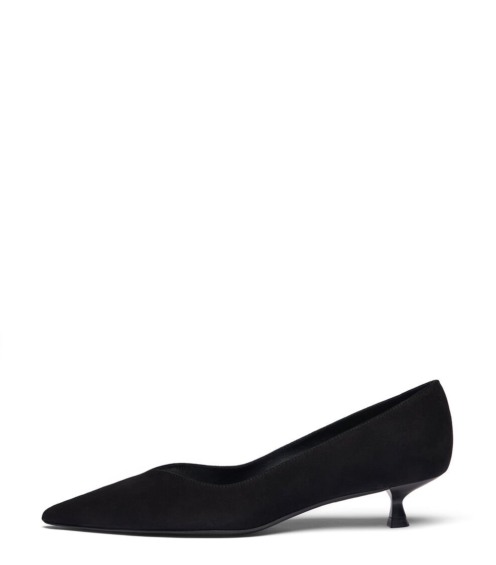 Stuart Weitzman EVA 35 PUMP en NEGRO de Mujer | Stuart Weitzman® Solo hoy