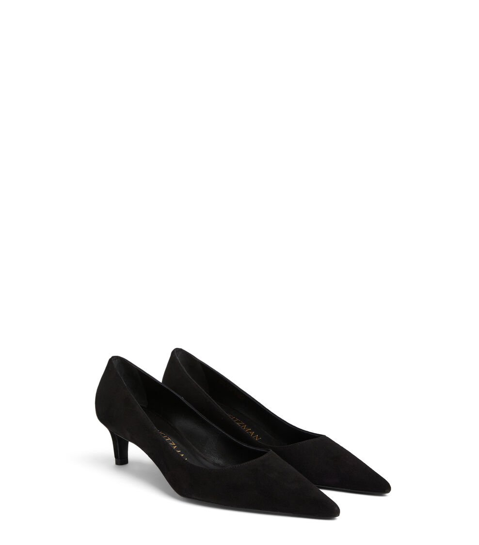 Stuart Weitzman STUART 50 PUMP en NEGRO de Mujer | Stuart Weitzman® Oferta especial de fábrica